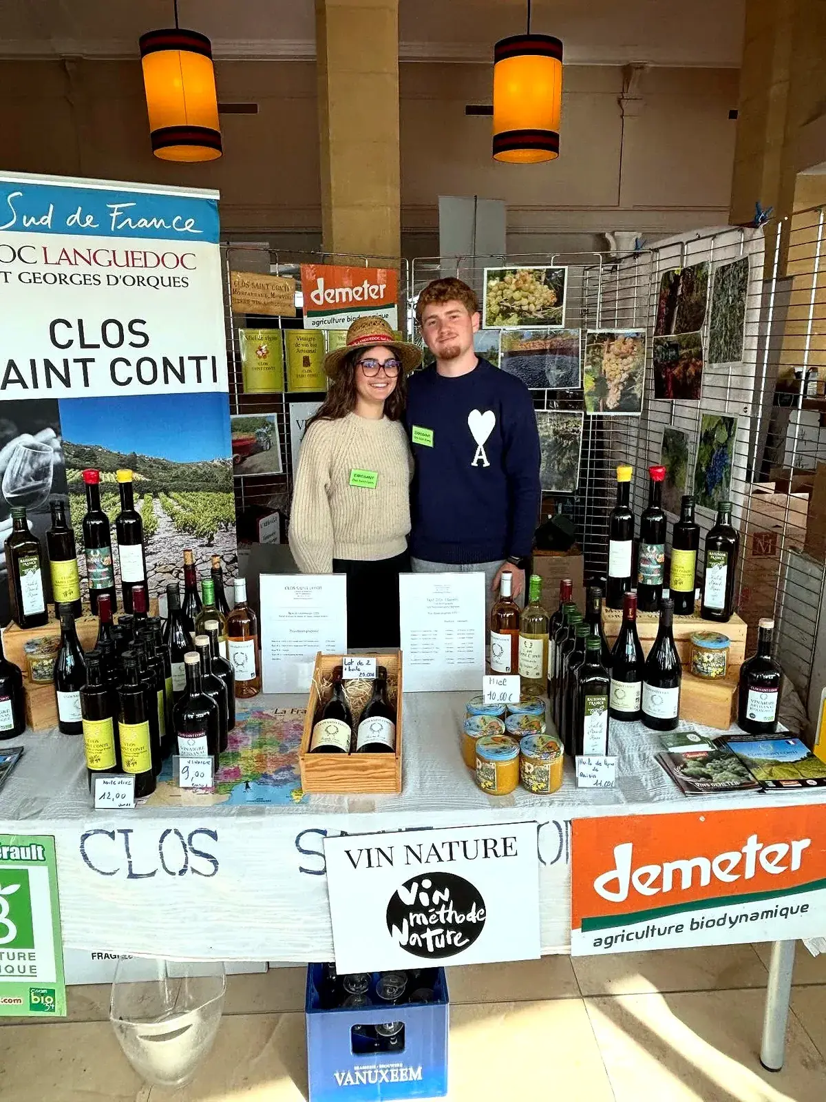 Clos Saint Conti · Stand marche equipe