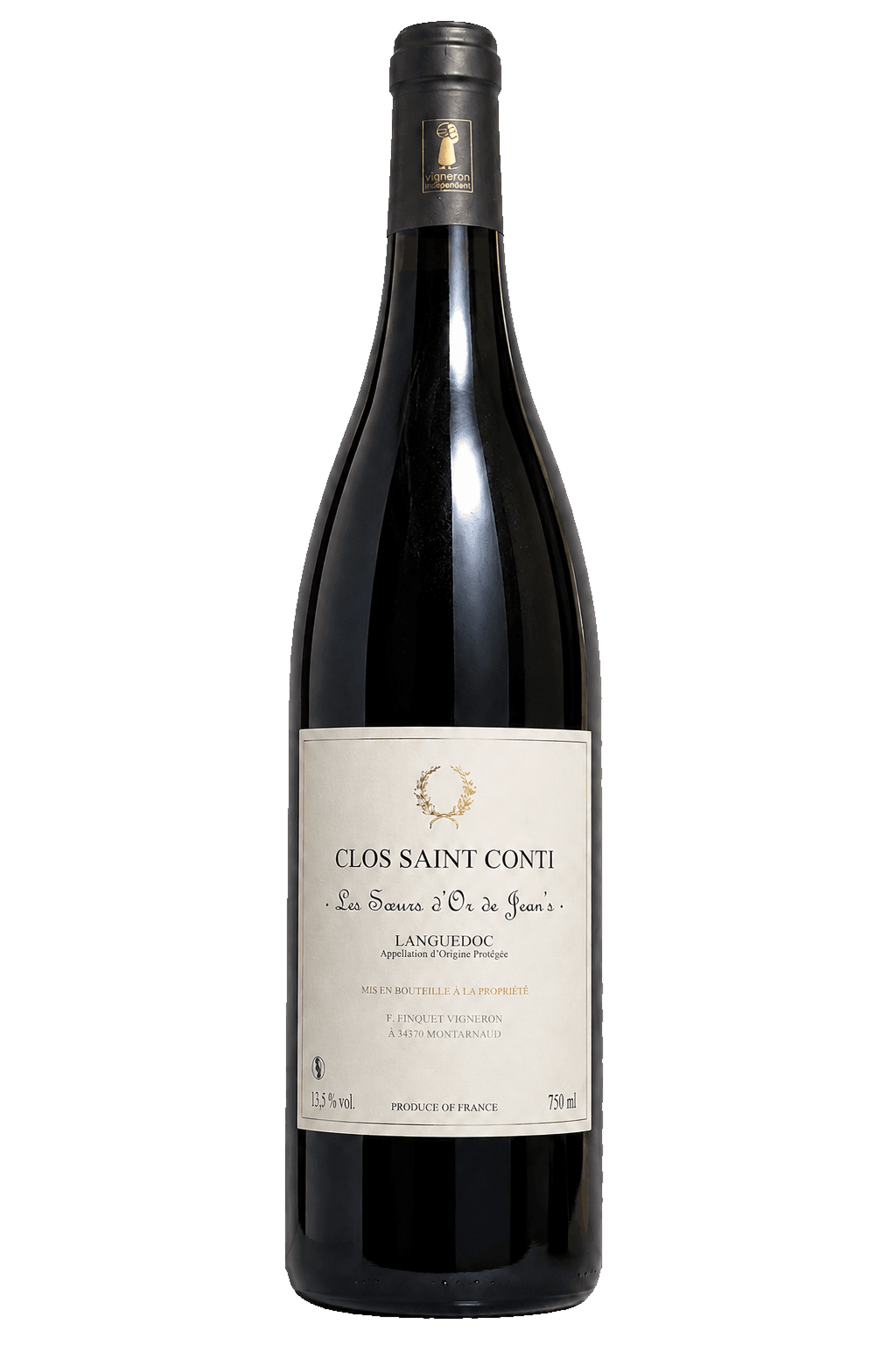 Bouteille Les Sœurs d’Or blanc Clos Saint Conti